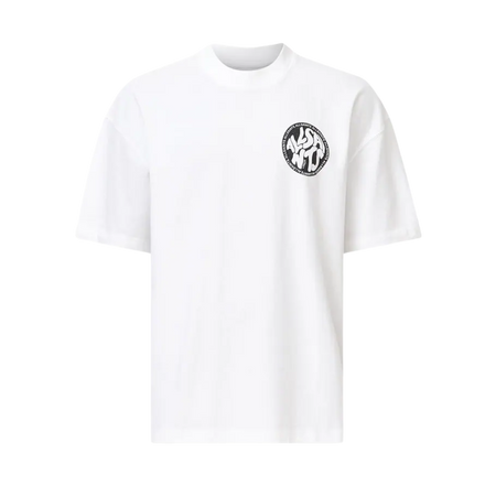 Allsaints distortion T-Shirt in ashen white