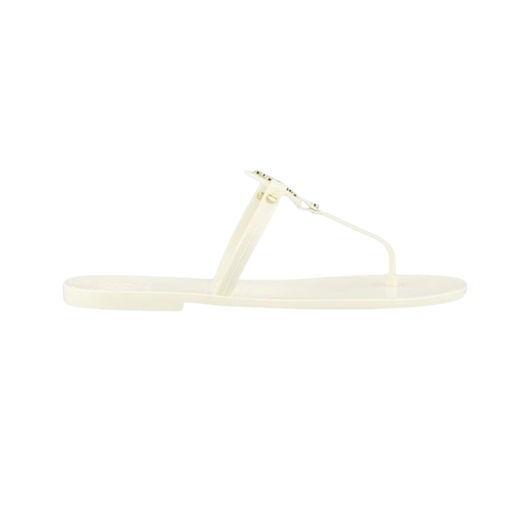 Tory Burch Mini Miller Jelly Sandal Ivory (Women's)