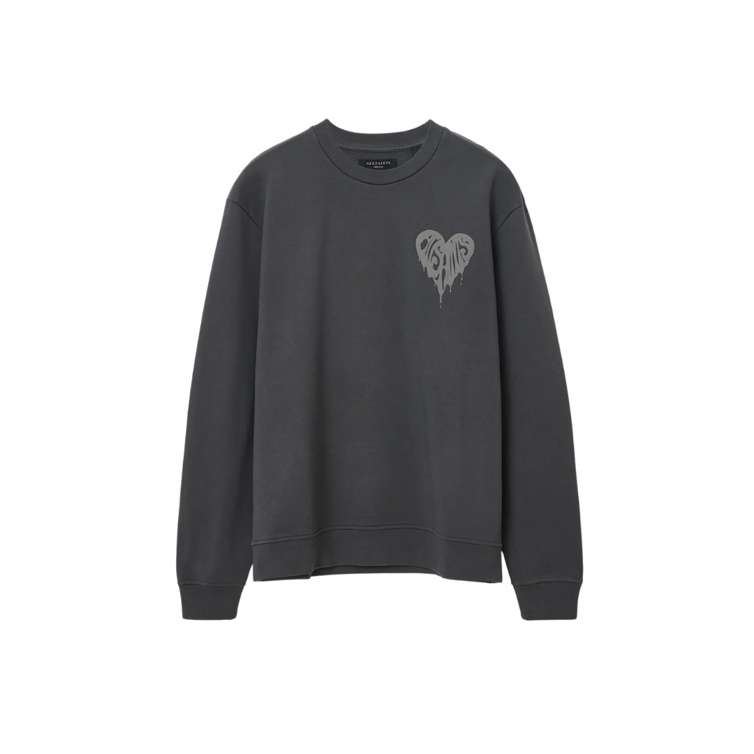 TRIP CREW - Sweatshirt - washed black