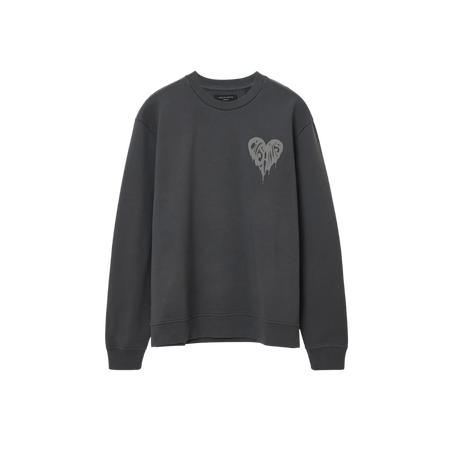 TRIP CREW - Sweatshirt - washed black