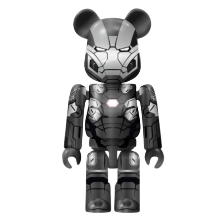 Bearbrick Happy Marvel Ichibankuji 2021 War Machine 100%