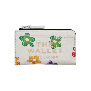 Marc Jacobs Marc Jacobs The Wild Daisy Top Zip Multi Wallet White Multi White Multi