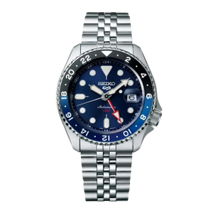 Seiko SSK003K1 SKX Sports Style Blueberry GMT Re-Interpretation Watch for Men
