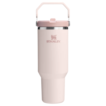 Stanley The Iceflow Flip Straw Rose Quartz Tumbler 40 Oz