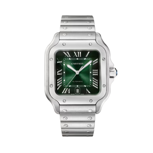 Cartier Santos de Cartier Green Dial Watch WSSA0061