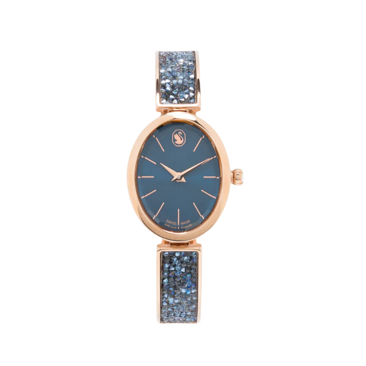 Crystal Rock oval watch