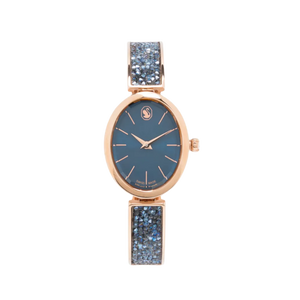 Crystal Rock oval watch