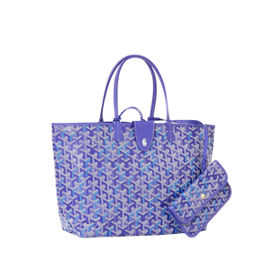 Goyard Saint Louis Pm Bag Multicoloured Multicoloured Blueberry Purple
