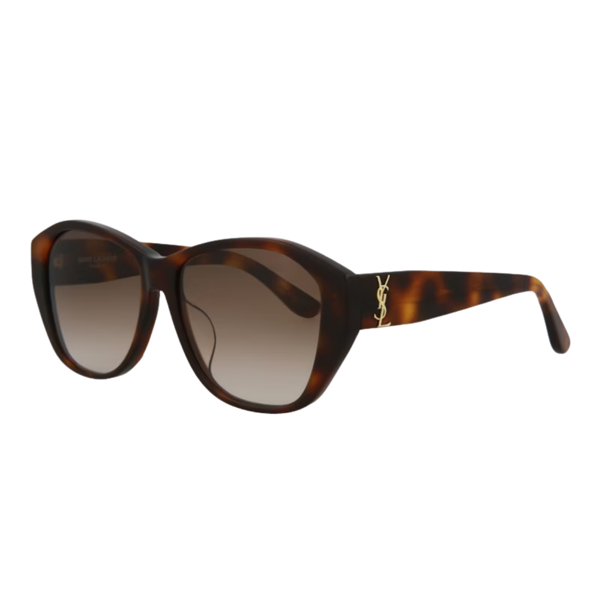 Saint Laurent Round-Frame Acetate Sunglasses Brown Brown (SLM8F-30001590-003)