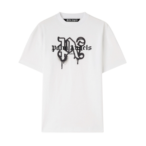 Paris Monogram Spray T-Shirt White [Sourcex Exclusive]