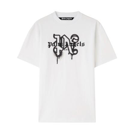 Paris Monogram Spray T-Shirt White [Sourcex Exclusive]