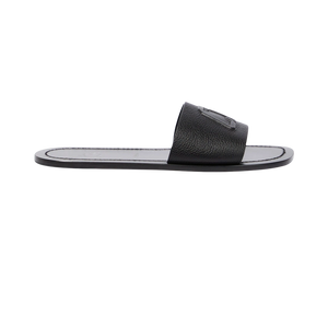 Varsicool leather slides (Black)