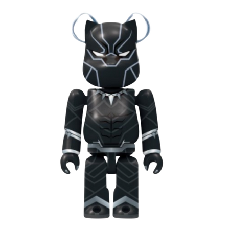 Bearbrick Happy Marvel Ichibankuji 2021 Black Panther 100%