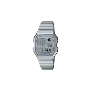 Casio Vintage A130WE-7ADF Quartz Silver Dial Digital Stainless Steel Watch