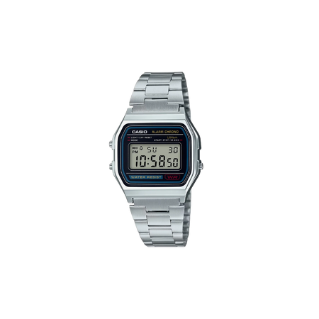 Casio Vintage Silver A158WA-1 Digital Unisex Watch