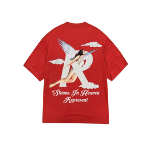 Represent Storms In Heaven T-Shirt Burnt Red