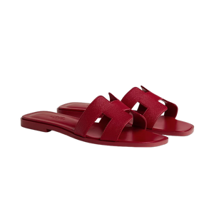 Hermes Oran sandal rose framboise