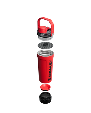 The Vitalize Shaker Bottle 20 OZ Chili Black