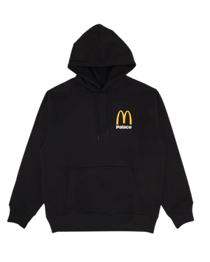 Palace x McDonald's Logo Hoodie Black