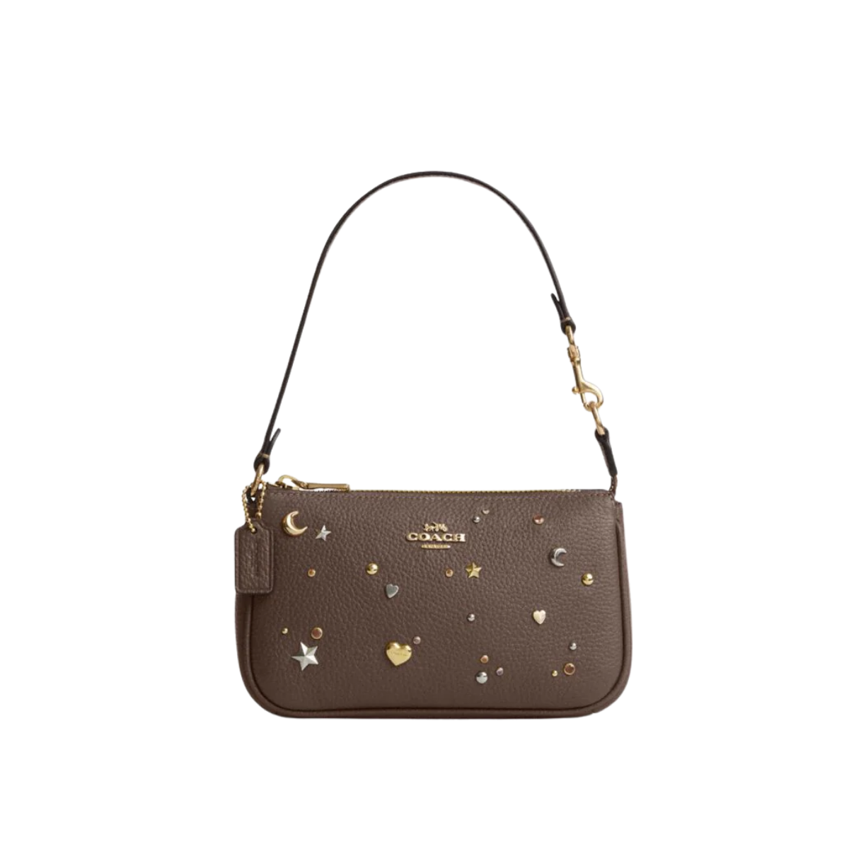Coach Nolita 19 With Rivets Gold Dark Stone Multi