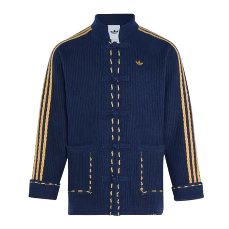 Adidas Originals Chinese New Year FW25 Knit Jacket Navy Blue