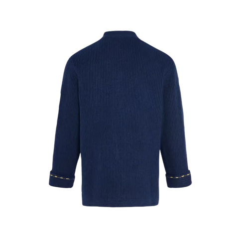 Adidas Originals Chinese New Year FW25 Knit Jacket Navy Blue