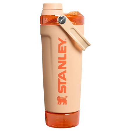 The Vitalize Shaker Bottle 20 OZ Orange Sherbet