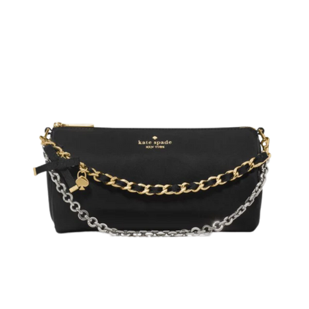 Kate Spade Roulette Nylon Mini Crossbody Convertible Bag Black