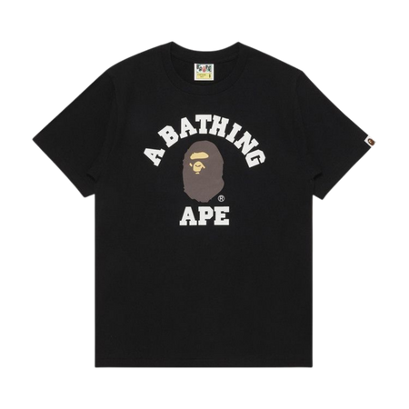 Bape - College T-Shirt Black