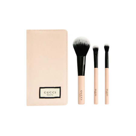 GUCCI Makeup Pink Makeup Brushes, 3 pcs