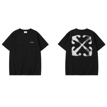 Off White Men's Vanish Arrows Oversized T-Shirt, Signature Motif