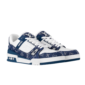 LV Blue Trainer Sneaker