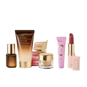 Estee Lauder x Laduree 6 Pcs Gift Set Re-Nutriv Ultimate Diamond Skincare Makeup
