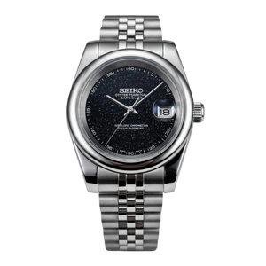 Seiko Galaxy Burst Dial Curved Bezel