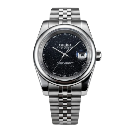 Seiko Galaxy Burst Dial Curved Bezel