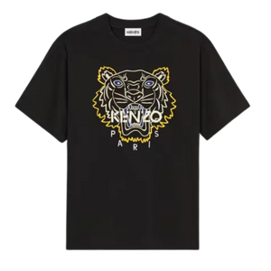 KENZO Tiger Print Crew-Neck T-Shirt (black)