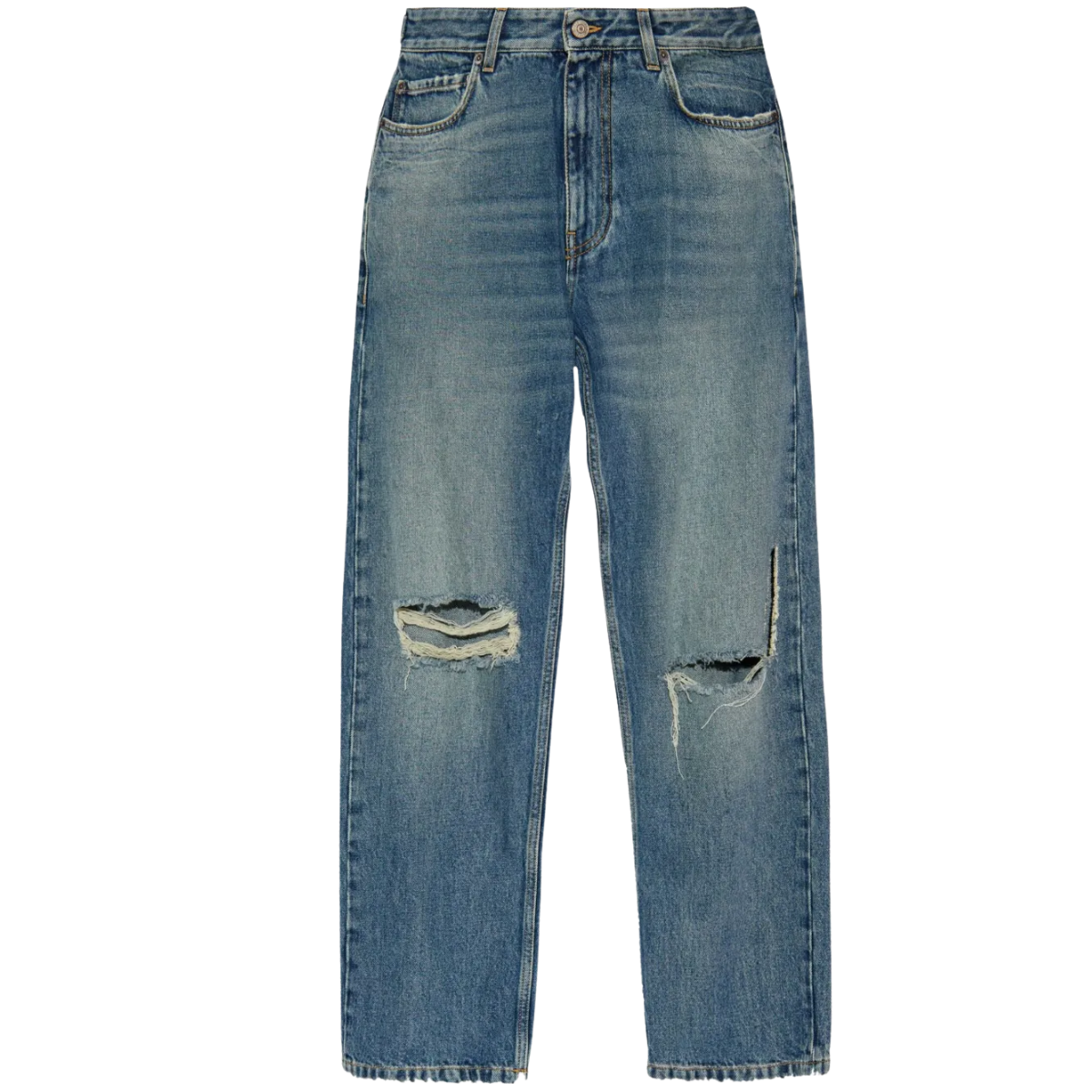 Ripped detailing jeans