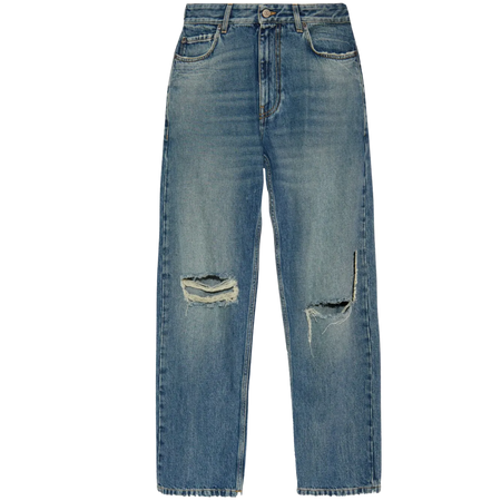 Ripped detailing jeans