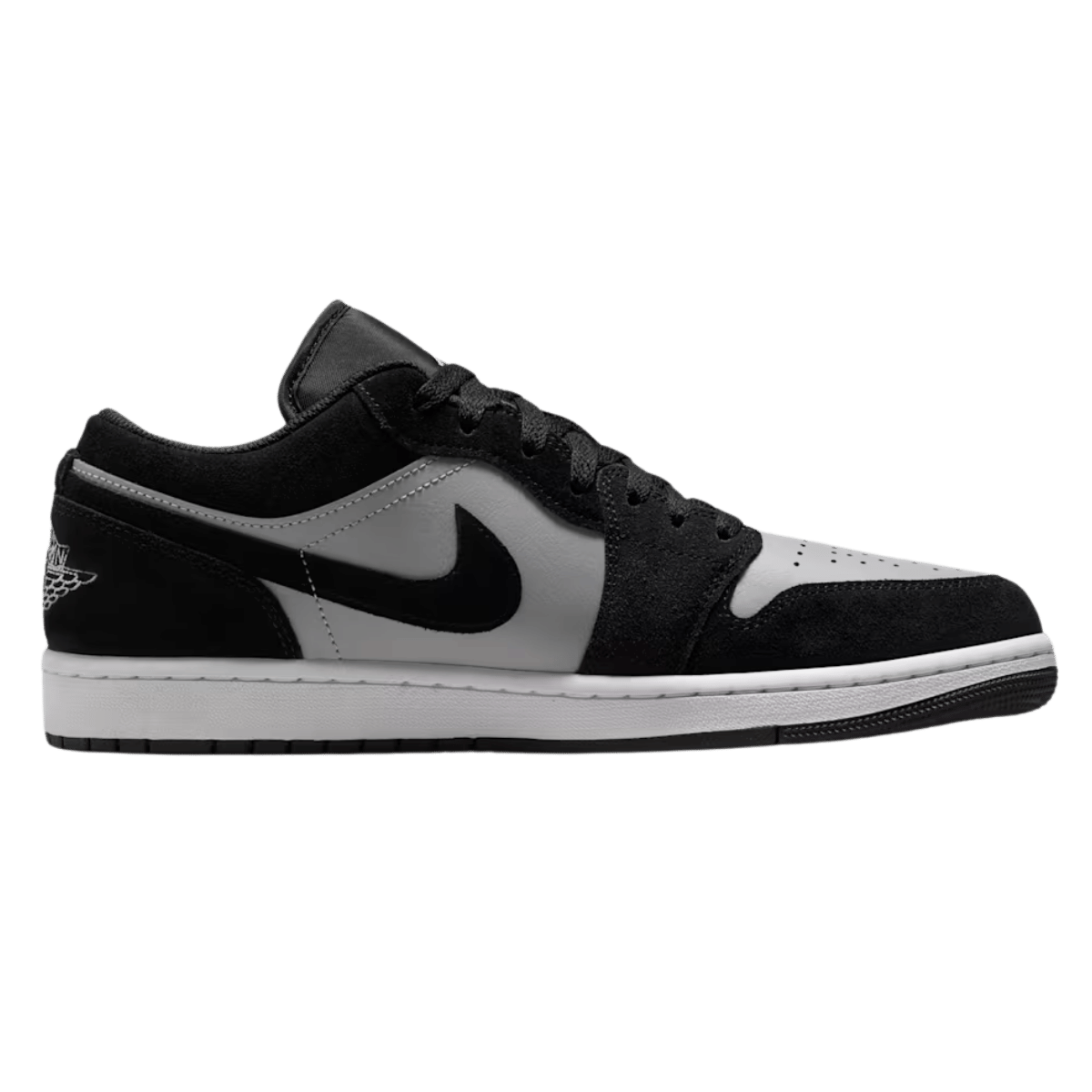 Air Jordan 1 Low Black/Light Smoke Grey/White