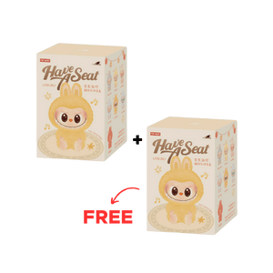 BUY 1 GET 1 FREE - Pop Mart Labubu The Monsters Have a Seat Vinyl Plush Sealed Case Pack of 1+1