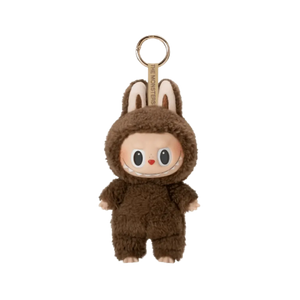 Pop Mart Labubu The Monsters Tasty Macarons Chestnut Cocoa Vinyl Plush Pendant