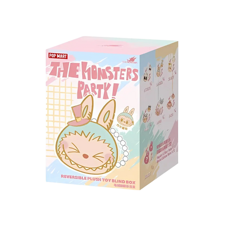 Pop Mart Labubu The Monster Party Series Reversible Plush Doll Blind Box