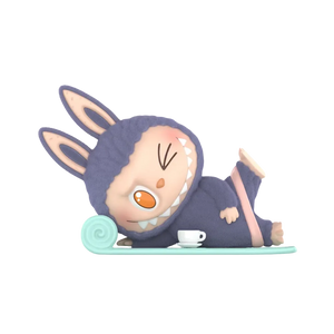 Pop Mart THE MONSTERS Labubu Lazy Yoga Series Americano Figure