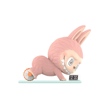 Pop Mart THE MONSTERS Labubu Lazy Yoga Series Ab Roller Figure