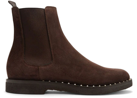 Valentino Garavani Suede Soul Rockstud Chelsea Boots Testa Di