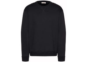 Valentino Stud Crewneck Sweatshirt Black