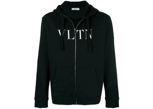 Valentino VLTN Cotton Hoodie Black
