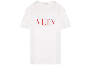 Valentino VLTN Print T-Shirt White/Red
