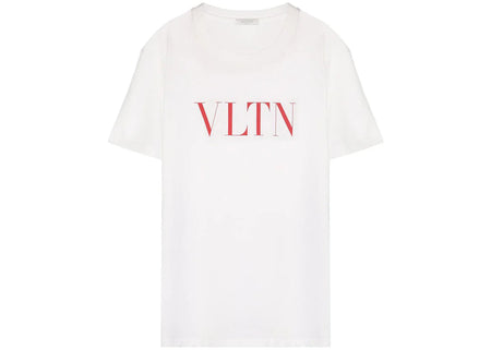 Valentino VLTN Print T-Shirt White/Red