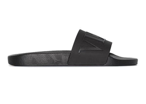 Valentino VLTN Rubber Slide Sandal Black
